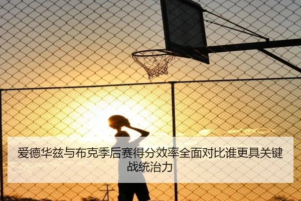 爱德华兹与布克季后赛得分效率全面对比谁更具关键战统治力